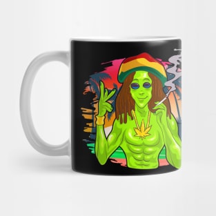Reggae alien Mug
